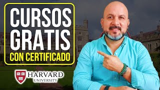 📚Los Mejores CURSOS GRATIS ONLINE con CERTIFICADO de Harvard MIT… 100 EN ESPAÑOL [upl. by Christie520]