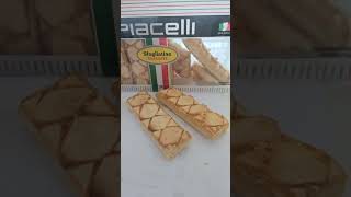 PIACELLI SFOGLIATINE GLASSATE ITALY biscuit italianfood snacks shorts [upl. by Nirahs]