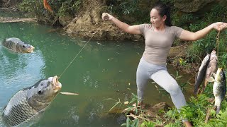 TOP VIEO 30 DAYS FULL VIDEO Skillful Girl Lifts Fishing Net Catches Many Fish  Trawl Fishing [upl. by Schmeltzer371]