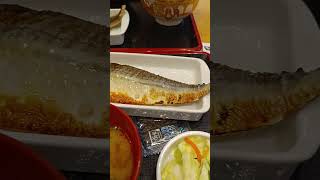 🌈mackerel fishriceyummy satisfying asmr shortvideo [upl. by Eelyac926]