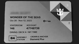 Royal Caribbeans seapass card [upl. by Nner654]