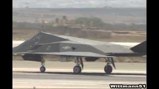 MCAS Miramar Airshow 1998  F117A Nighthawk Stealth Fighter [upl. by Ahsineb]