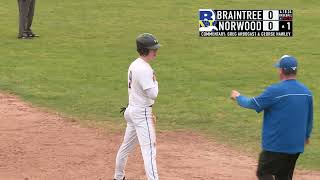 2024 NHS Baseball vs Braintree 41924 [upl. by Eerrehs]