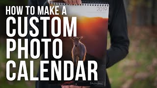 How to Make a Totally CUSTOM Photography Calendar [upl. by Granger]