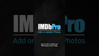 IMDbPro Tutorial  How to Add or Update Your Photos IMDb Shorts [upl. by Akoek]