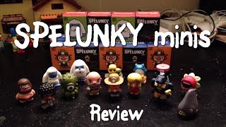 Spelunky Minis Review  Series 1  2 All 14 figures [upl. by Dacie]