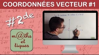 Lire les coordonnées dun vecteur  Seconde [upl. by Onin]