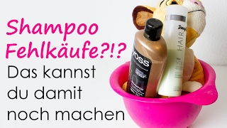 Shampoo Fehlkäufe Das kannst du damit machen Was man alles mit Haarshampoo machen kann [upl. by Dalia]