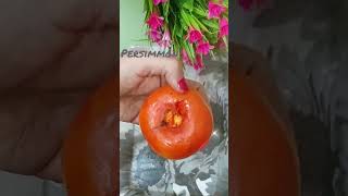 Persimmon fruit persimmons fruits shortsytshorts [upl. by Cost]