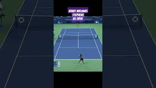 Venus Williams  Stephens Crazy Point Us Open [upl. by Fagen]