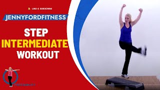 Step Aerobics Workout  Step by Step 2  Intermediate Level Step Training  48 Min  JENNY FORD [upl. by Ennaihs]