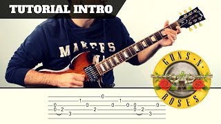 Como tocar la INTRO de Knockin on Heavens door I TABS TUTORIAL GUITARRA [upl. by Ailina]