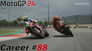 MotoGP 24  Career Pt 88 A Tense Battle With Morbidelli [upl. by Gnoy]