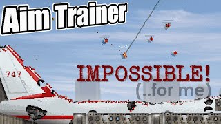 LIERO  Aim Trainer 747 Solo  difficulty Impossible  Webliero Extended  GAMEPLAYLets Play [upl. by Llehsyar]