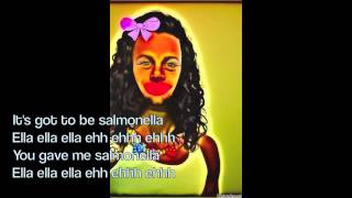 Salmonella Lyrics Video Large [upl. by Yanaj994]