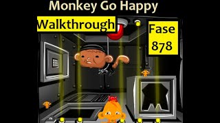 Walkthrough Monkey GO Happy Fase 878Monkey Heist highsecurity vault theme [upl. by Nester]