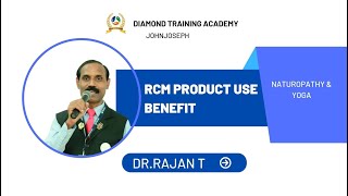 RCM PRODUCTS TRAINING DR RAJAN T  RCM product use benefit [upl. by Sudhir]