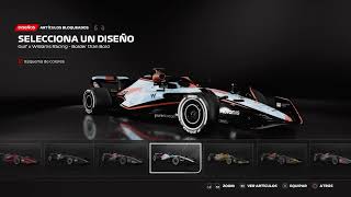 F1 23 DISEÑO GRATIS GULF X WILLIAMS RACING  BOLDER THAN BOLD [upl. by Disharoon]