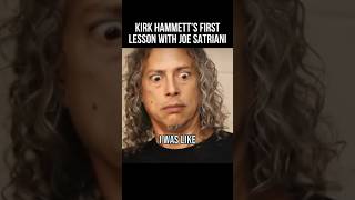 Kirk Hammett on His First Lesson with Joe Satriani [upl. by Anier11]