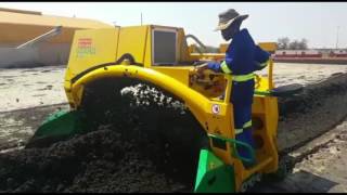 Compost Turner Backhus Ritlee at ZeekoiGat Pretoria [upl. by Velasco]