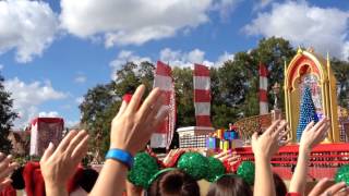 Disney parks Christmas Day parade taping Candace Glover performing quotO Holy Nightquot [upl. by Eenar]