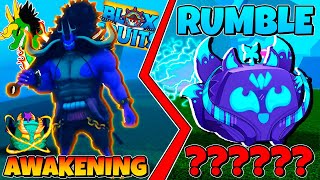 🐉 DRAGON DESPERTADA e REWORK da RUMBLE na NOVA ATUALIZAÇÃO do BLOX FRUITS [upl. by Adnuhs142]