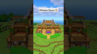 Minecraft ULTIMATE Survival House 🏠 Build minecraft shorts [upl. by Tera]