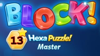 BLOCK Hexa Puzzle Master Level 13 Basic  Lösung Solution Walkthrough [upl. by Alboran]