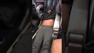 FULL VIDEO United Airlines Forcibly Drags Doctor Off Plane After Overbooking SHAME [upl. by Lenci]