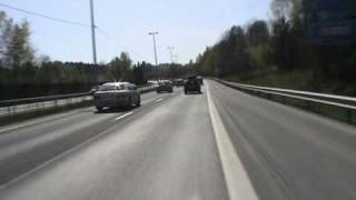 In RushTRAFFIC with HARLEY DAVIDSON Sportster 1200 CLEAN motor sound [upl. by Yorgerg]