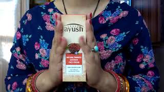 Lever ayush natural fairness saffron face cream reviewnew launchedaffordablebest cream for winter [upl. by Aliuqa]