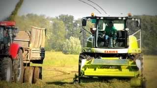 Traktory a Kombajny Sezona 2013 3x Żniwa Claas Lexion Oragro HD [upl. by Lilith23]