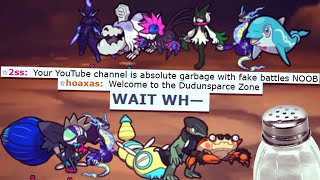 DUNSPARCE EVOLUTION DESTROYS TOXIC NOOB IN POKEMON SCARLET AND VIOLET FUNNY POKEMON SHOWDOWN SALT [upl. by Gnah]