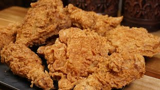 How To Make Fried Chicken Restaurant Style  Seasoned Salt Brine [upl. by Baskett]