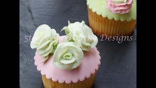 Royal Icing Ranunculus and Roses Tutorial [upl. by Noyar778]