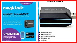 magicJack New 2022 VOIP Phone Adapter Portable Home and OnTheGo Digital Service Unlimited Calls [upl. by Ayatnahs]