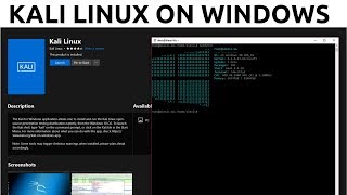 Kali Linux On Windows 10 Official  WSL  Installation amp Configuration [upl. by Oiratno]