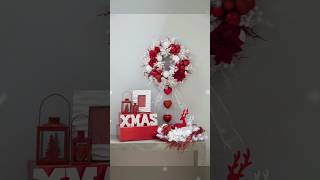 NAVIDAD EN COLOR ROJO amp BLANCO  IDEAS HERMOSAS  COMBINACIONES  ADORNOS christmas xmas trending [upl. by Woll]