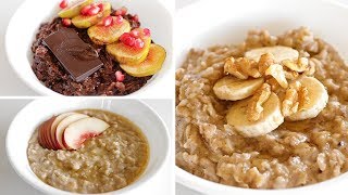 How to Make Healthy Porridge  3 Delicious Ways [upl. by Nojid]