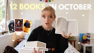 the 12 books I read in October reading wrap up [upl. by Drawyeh45]