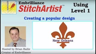 StitchArtist  Creator Level 1 Popular Fleurdelis [upl. by Htebzile]