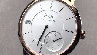 Piaget Altiplano Date G0A38131 Piaget Watch Review [upl. by Ahron855]