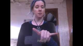 Learn Auslan  Question words [upl. by Christianson999]