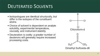 Experimentally Determined Densities of Deuterated Solvents for Use in NMR Spectroscopy [upl. by Dohsar]