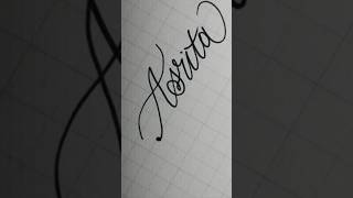 ☆Asrita☆ calligraphy handwriting lettering writing signature art [upl. by Adolpho893]