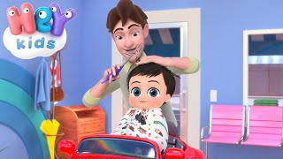 De Kapper ✂️ Kapsalon kinderfilmpjes  HeyKids  Nederlandse kinderliedjes [upl. by Oznerol]