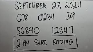 LIVE 200 PM 3D Lotto Guide September 27  2024 [upl. by Juna]