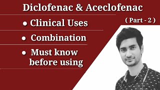 Diclofenac  Aceclofenac  difference bw both  NSAIDS  killer  uses  Doses and Side effects [upl. by Munshi]