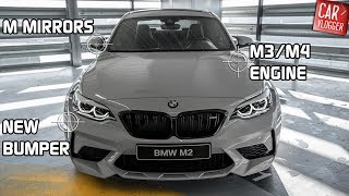 INSIDE the NEW BMW M2 Competition 2018  Interior Exterior DETAILS w REVS [upl. by Nova]