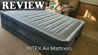 INTEX Air Mattress  Setup amp Review [upl. by Aika]